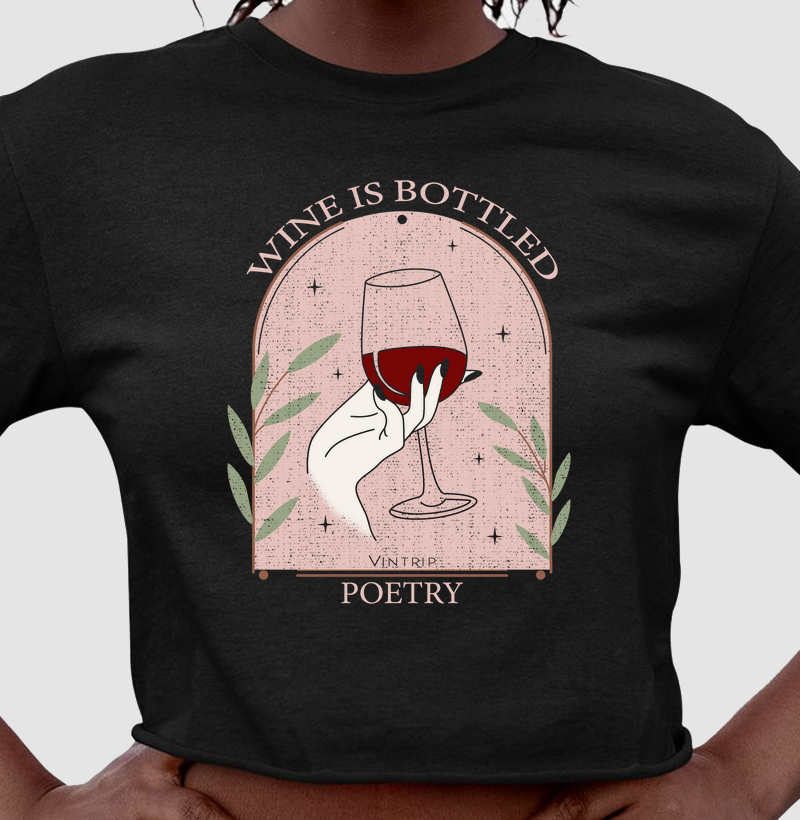 Wine is bottled poetry colors