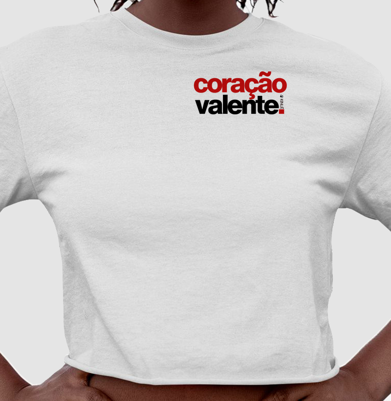 Cropped - Coração valente