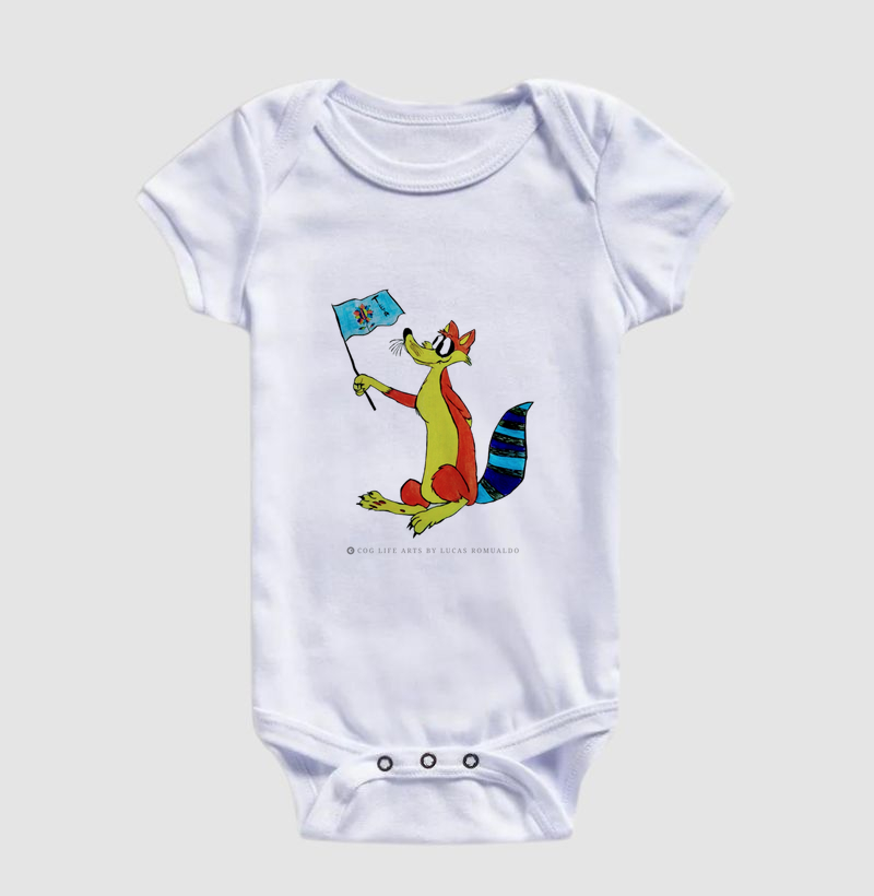 Body Infantil A bandeira by Lucas Romualdo