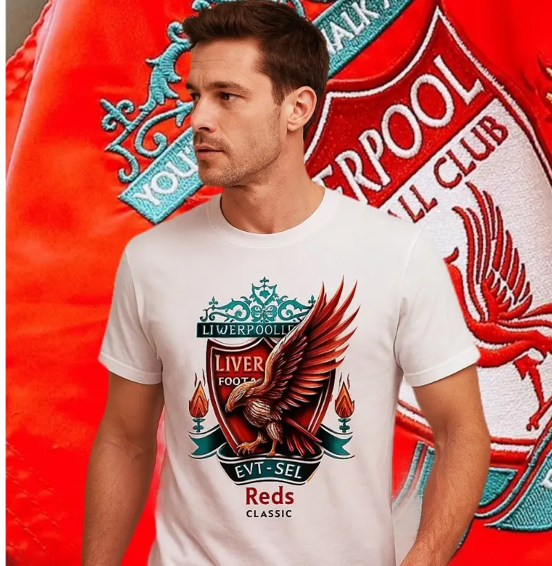Camisa 100%algodão, Liverpool 