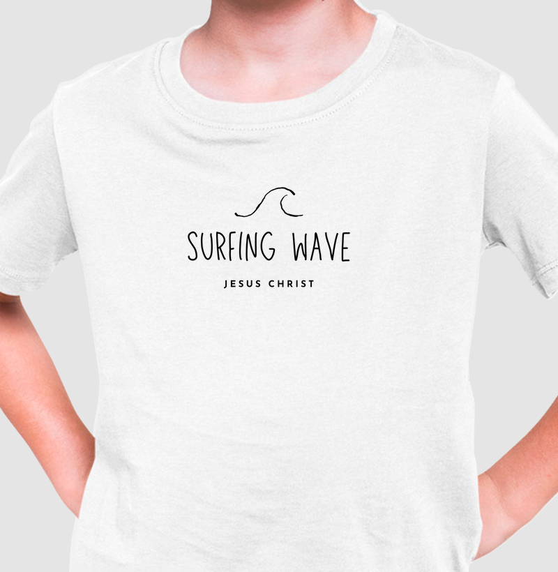 Surfing wave Jesus Christ (infantil)
