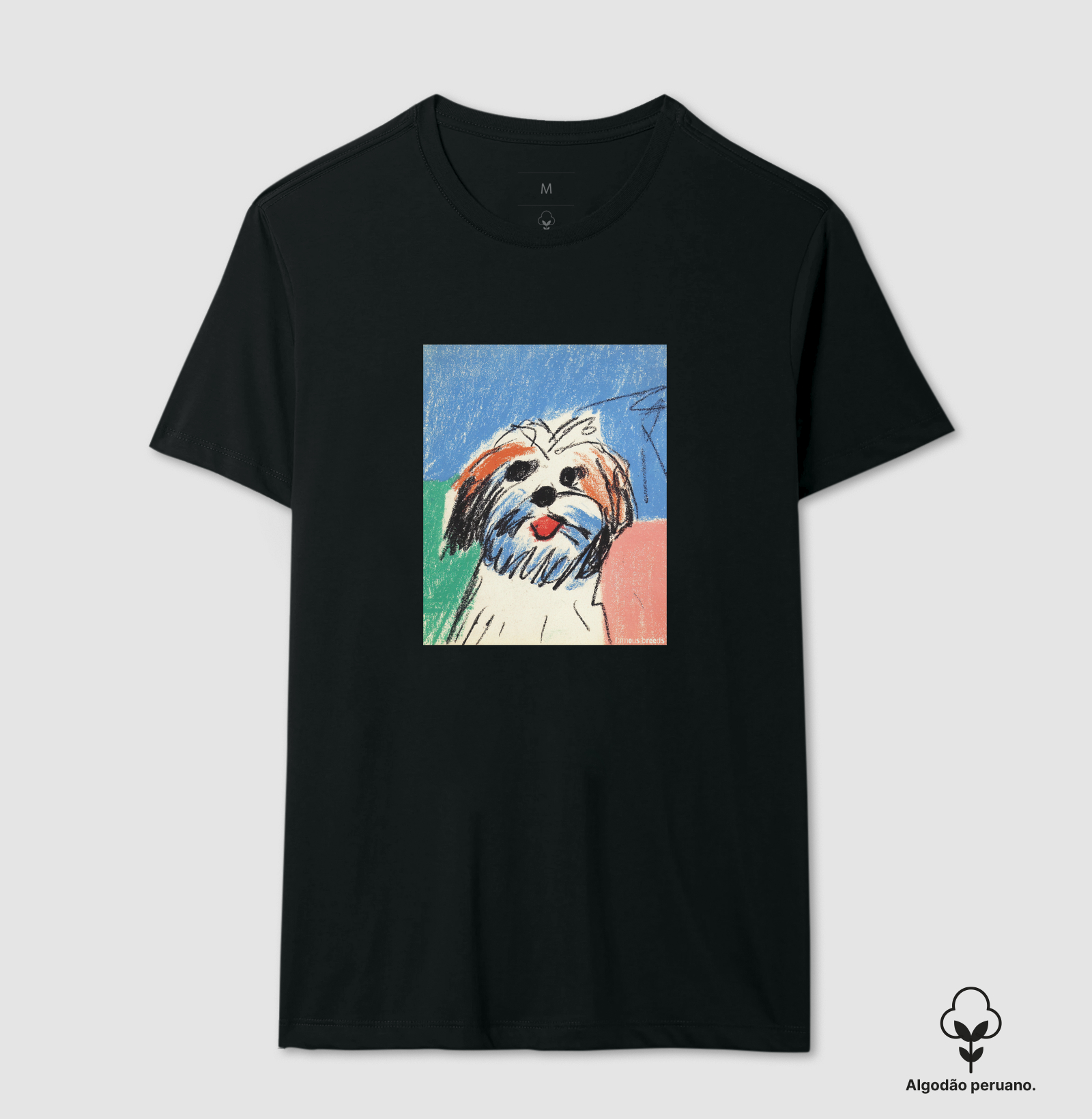 Shih Tzu Crayon
