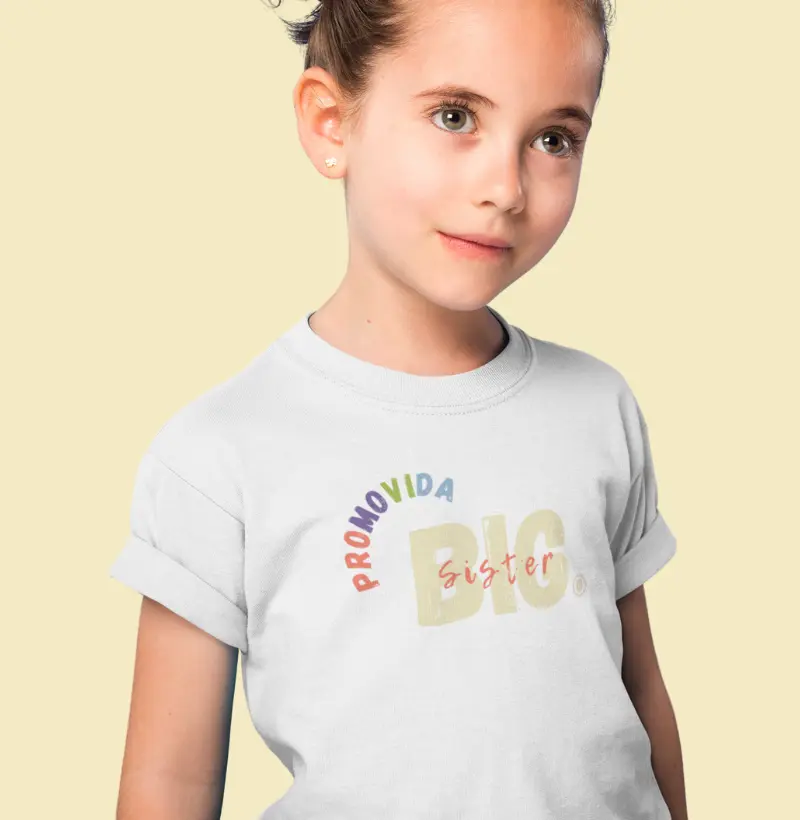 Camiseta Infantil | Promovida - Big sister