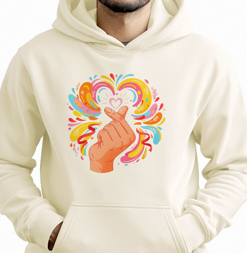 Moletom Capuz Finger Love2