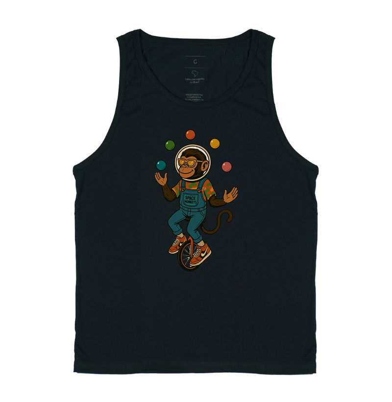 Camiseta macaco malabarista