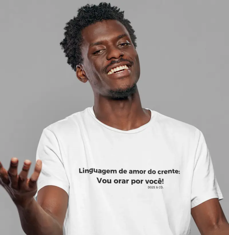 Camiseta Linguagem de amor do crente