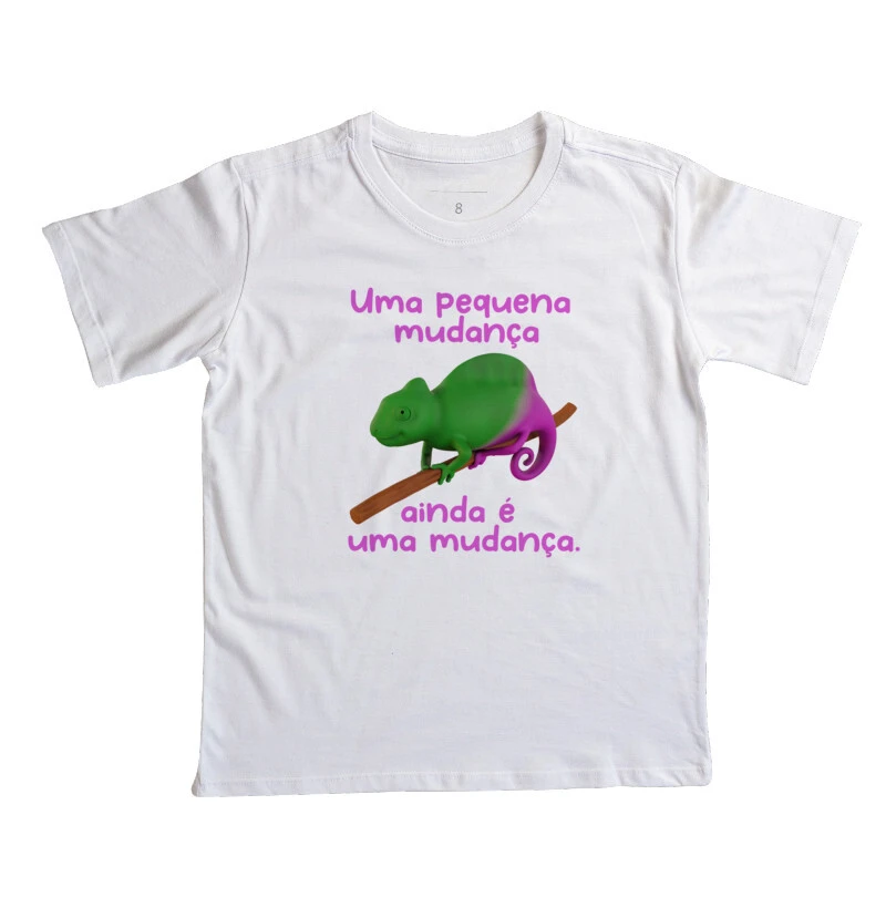 Uma pequena mudança ainda é uma mudança.