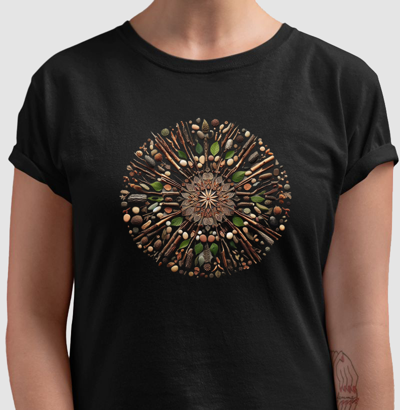 Camisa mandala bushcraft tools