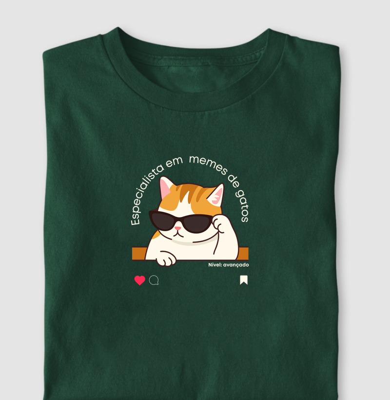 Especialista em memes de gatos