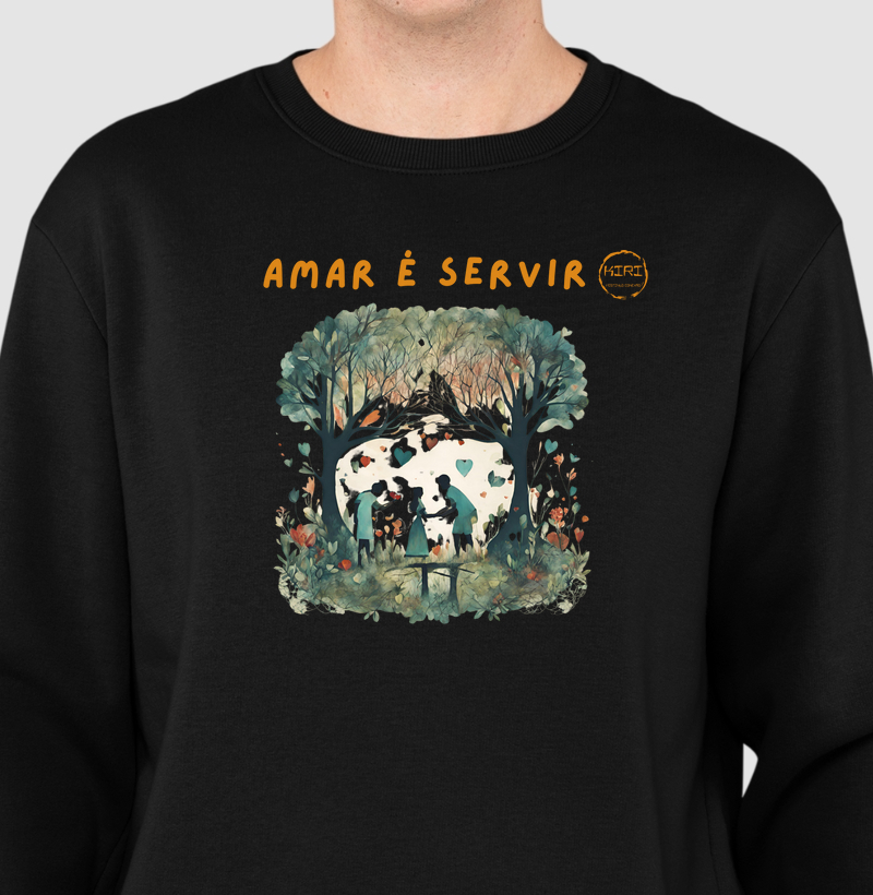 Moletom KIRI - Amar é Servir