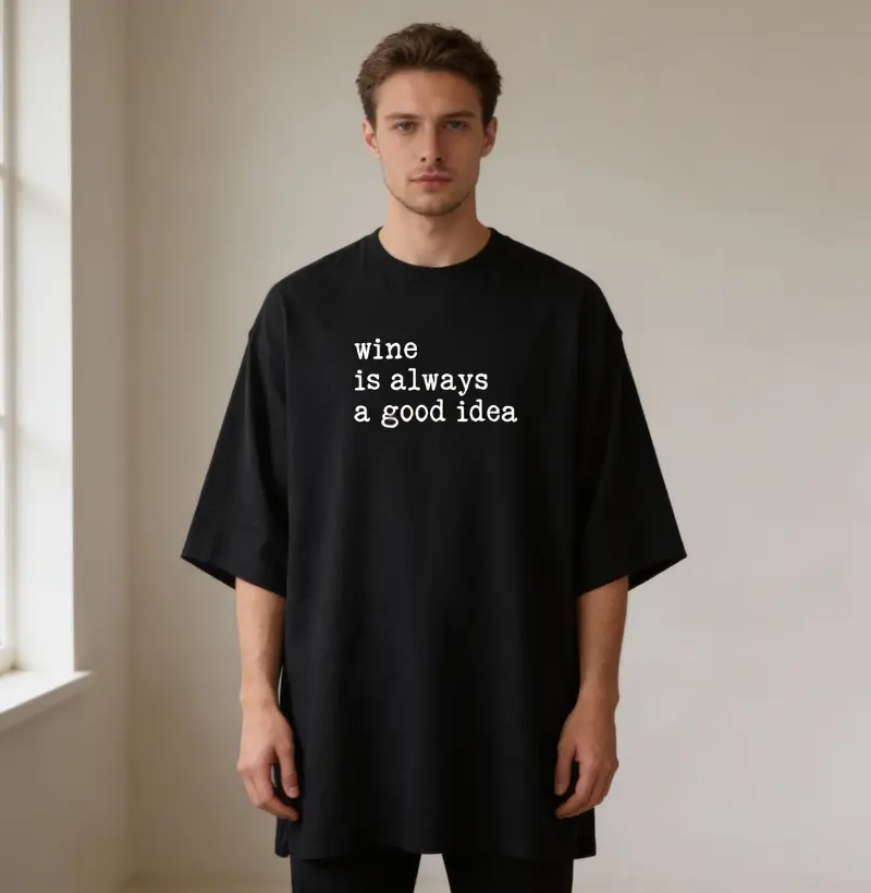 Camiseta Wine is Always a Good Idea