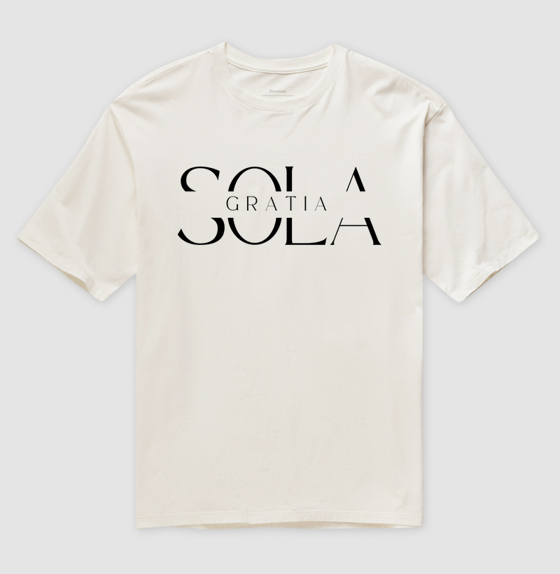 OVERSIZED "SOLA GRATIA"