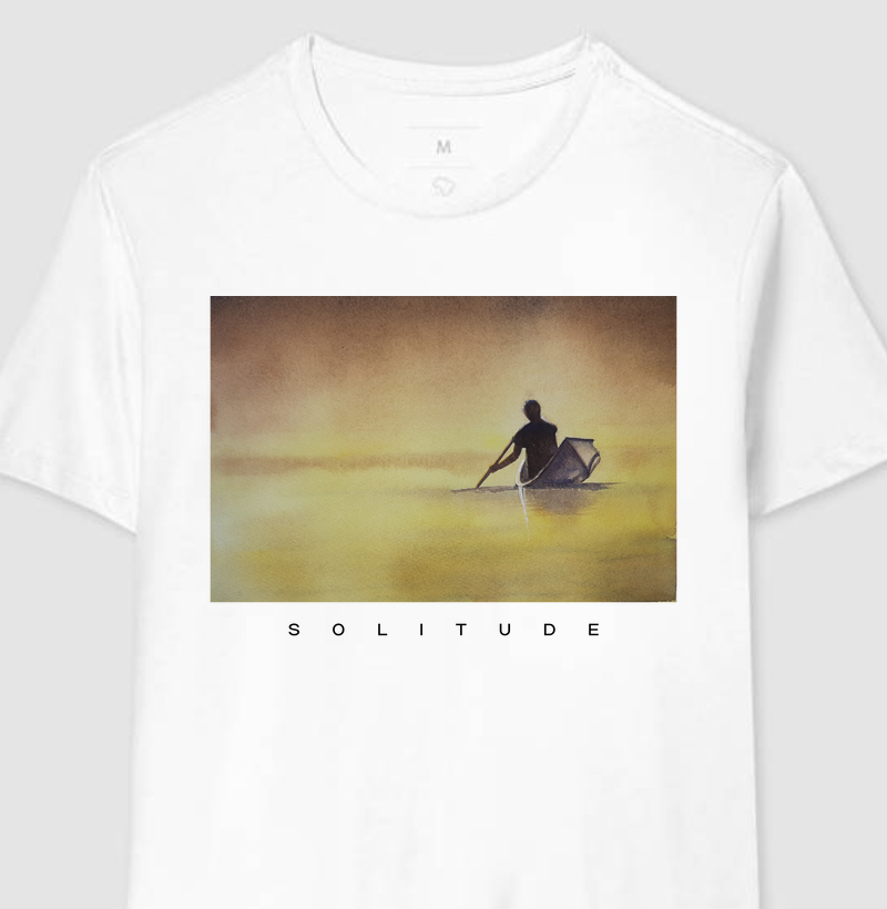 Camiseta Solitude - Branca