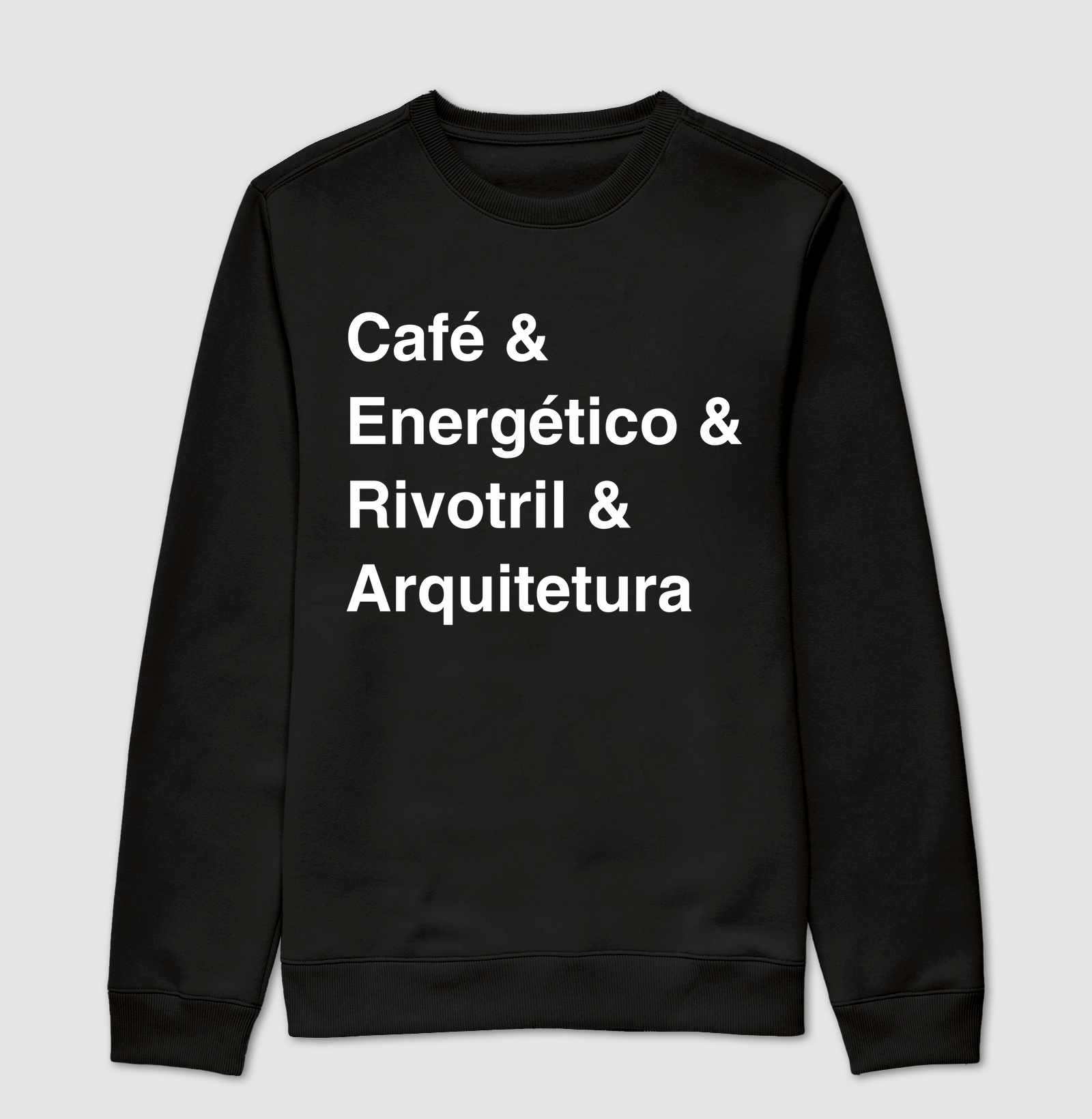 Café & Energético & Rivotril & Arquitetura