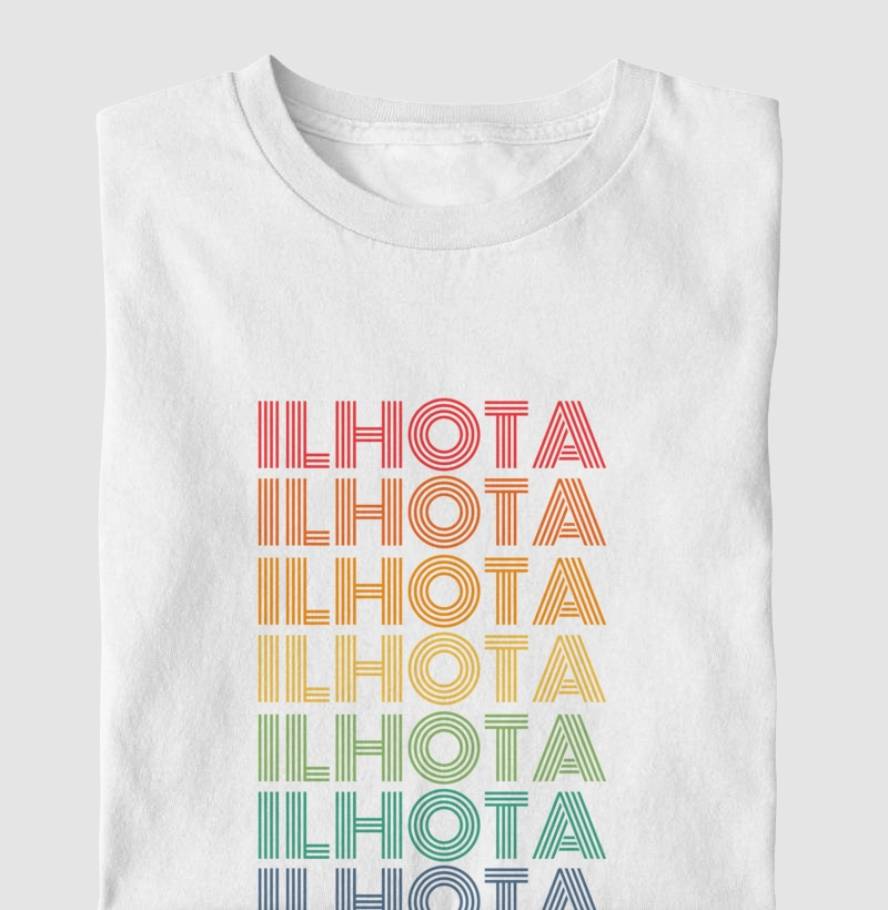 Ilhota Letreiro Retrô