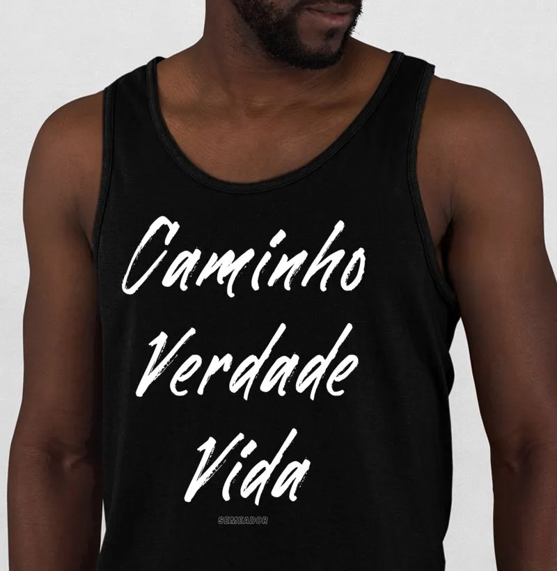 Camiseta Regata Caminho Verdade Vida