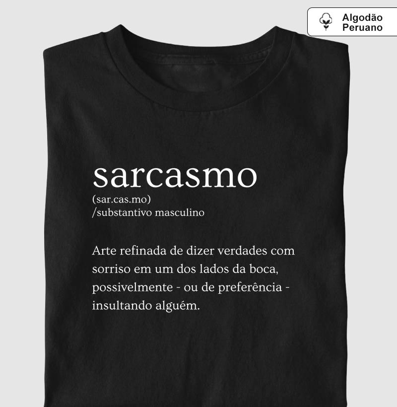 DEFINIÇÃO DE SARCASMO