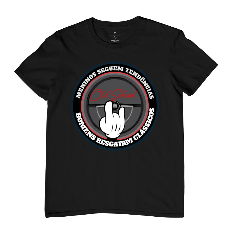 Camiseta Meninos seguem tendências, Homens resgatam clássicos