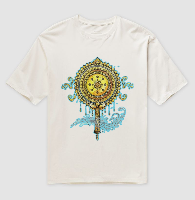 Camiseta Oversize Abebé de Oxum 100% algodão
