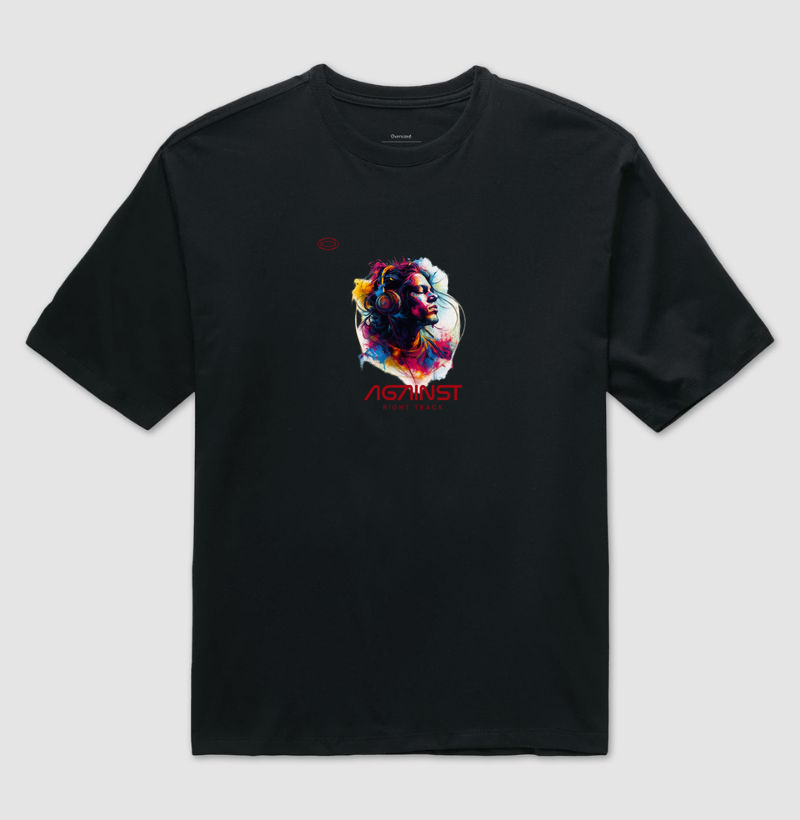 Camiseta ouvindo musica