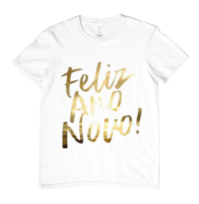 Camisetas feliz ano novo 