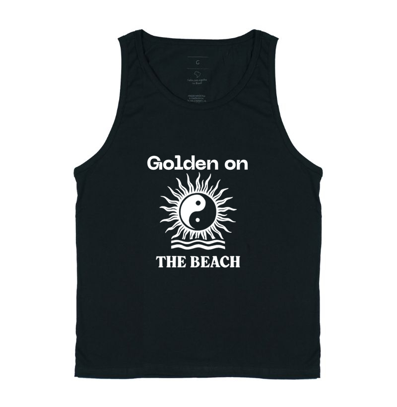 Golden on The beach
