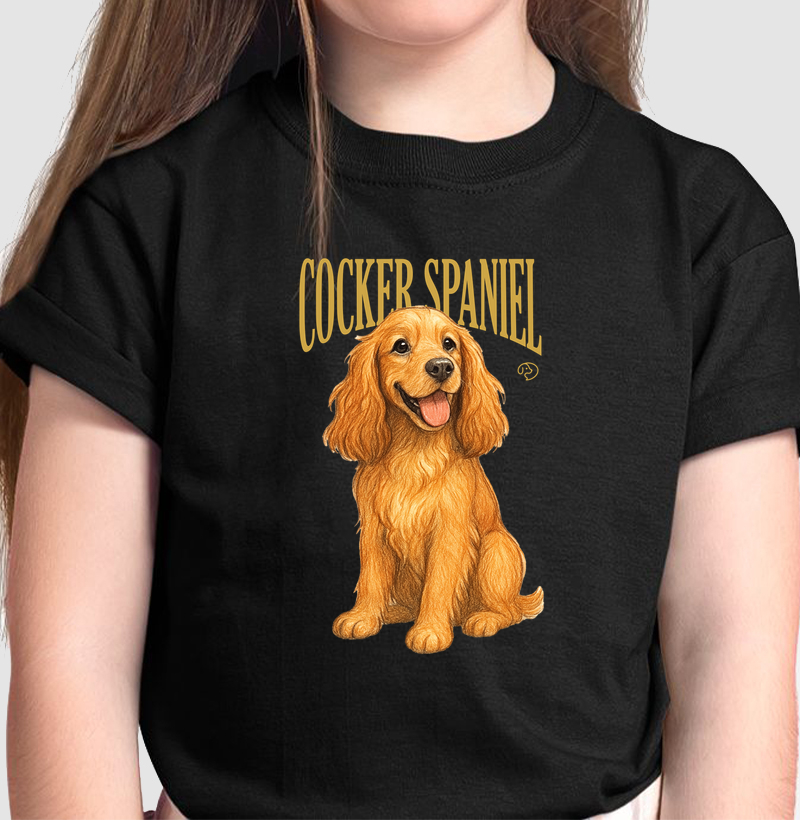 Cocker Spaniel Dourado Vintage