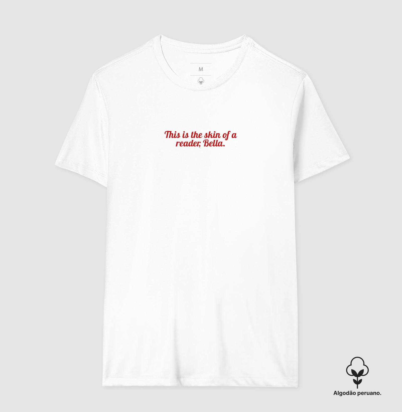 Camiseta Algodão Peruano - Skin of a Reader