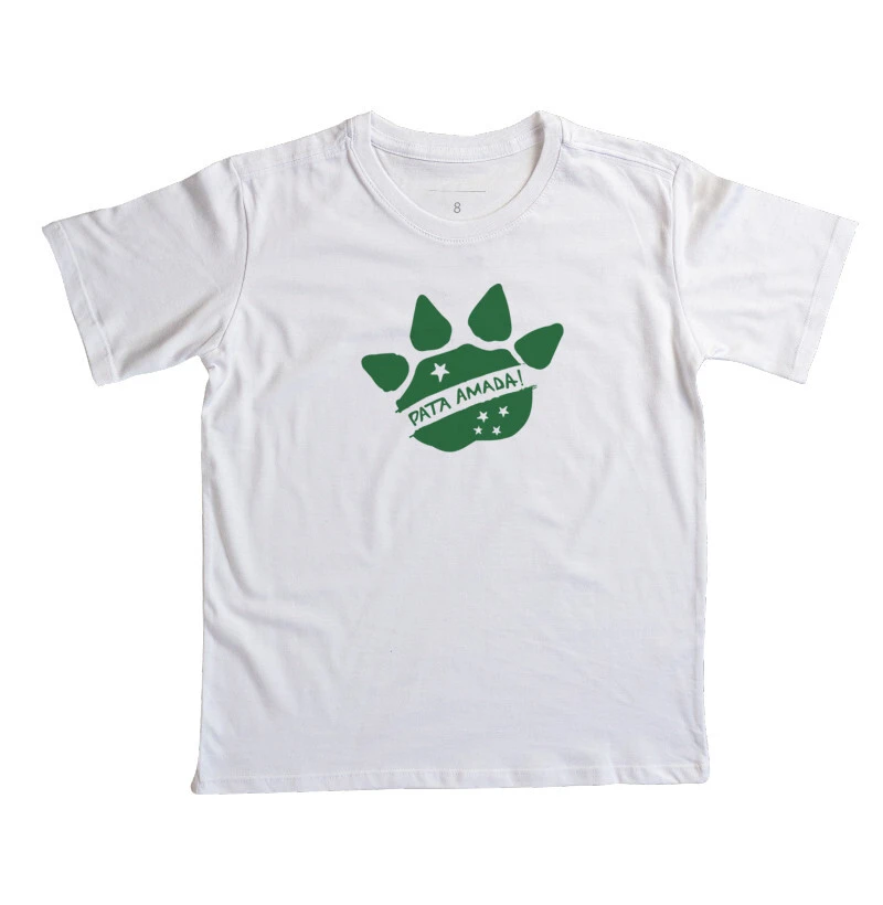 Camiseta Infantil Camaleão Pata Amada