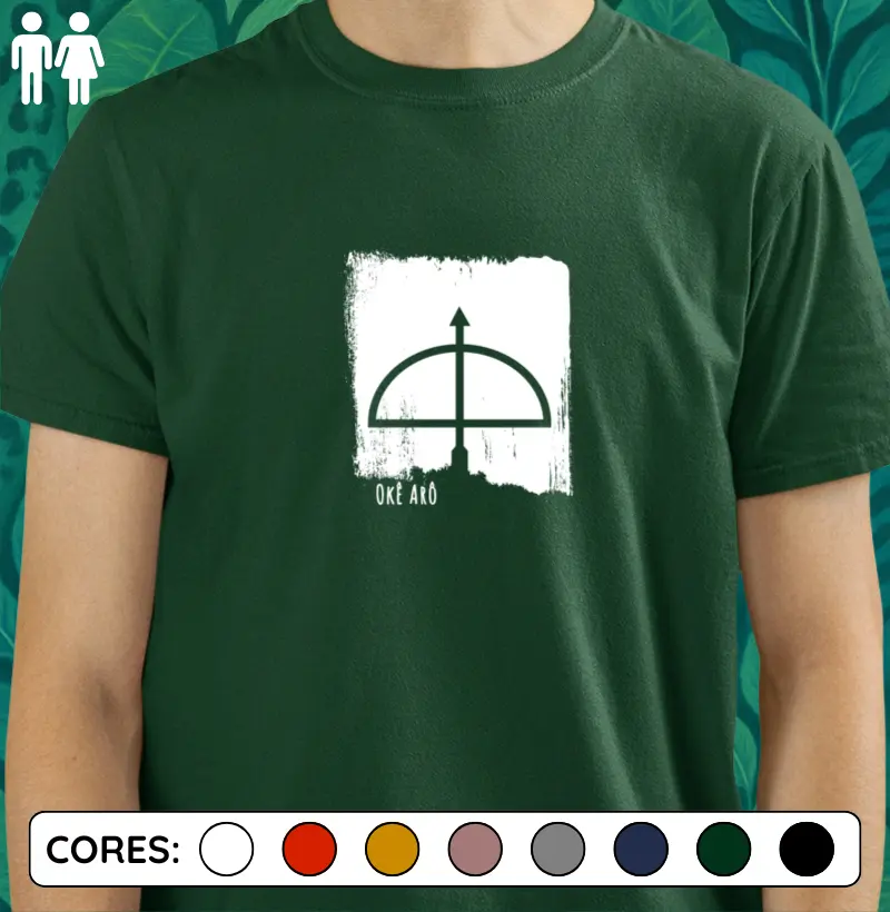 Assinado por Oxóssi, okê arô