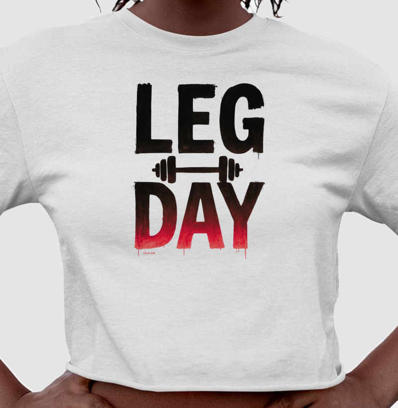 Leg Day preto/vemelho