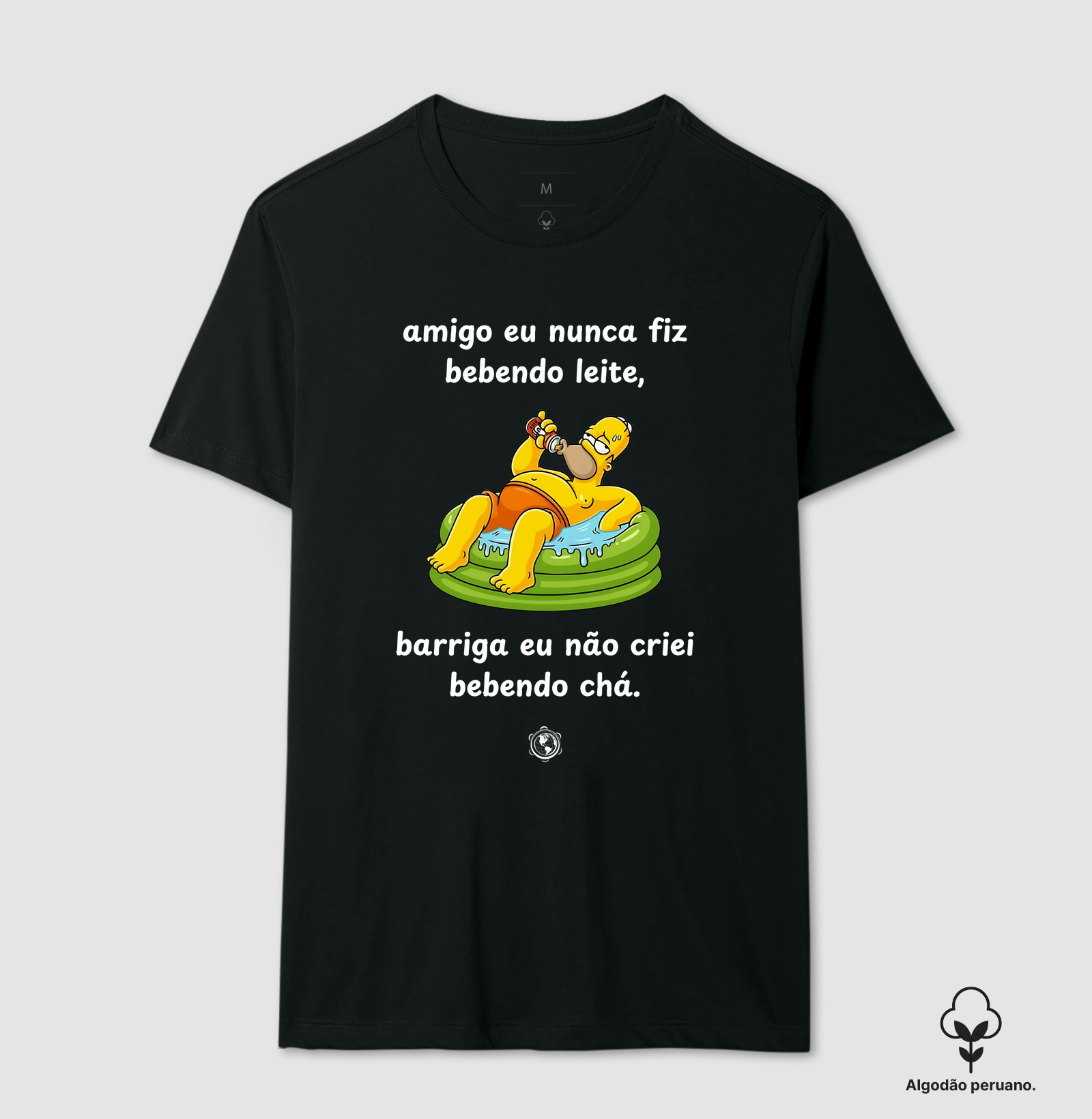 barriga eu não criei bebendo chá