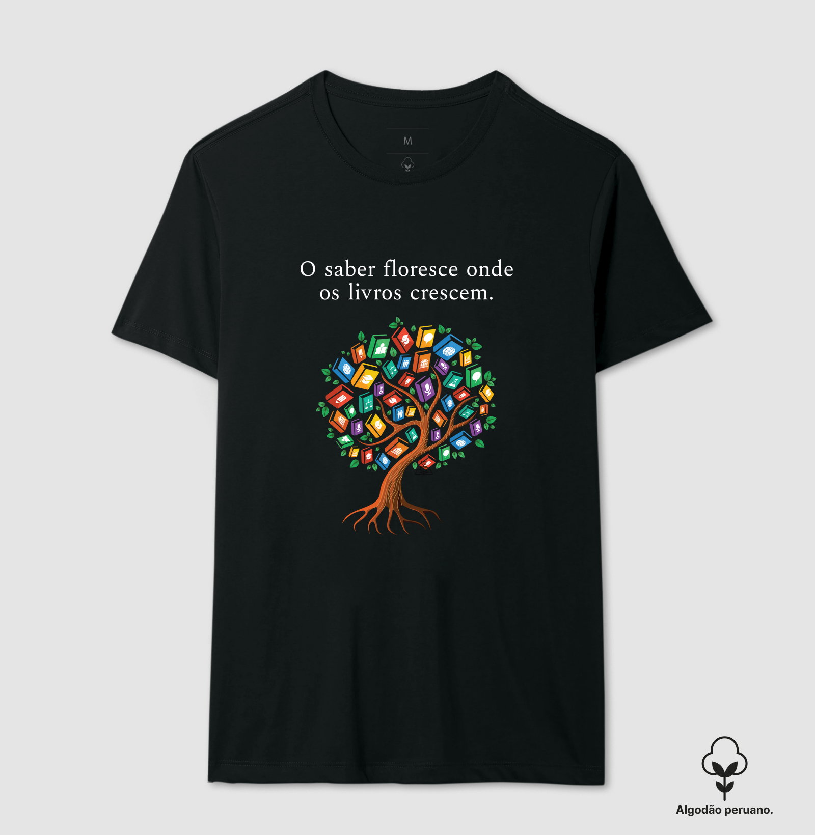 O saber floresce onde os livros crescem