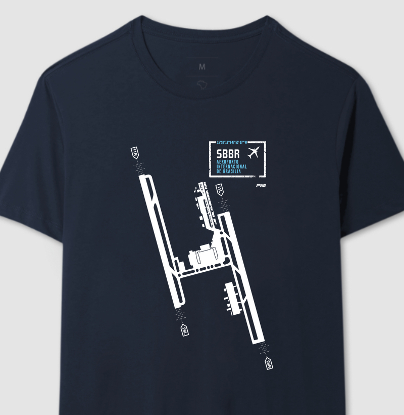 Camiseta Aeroporto Internacional de Brasília