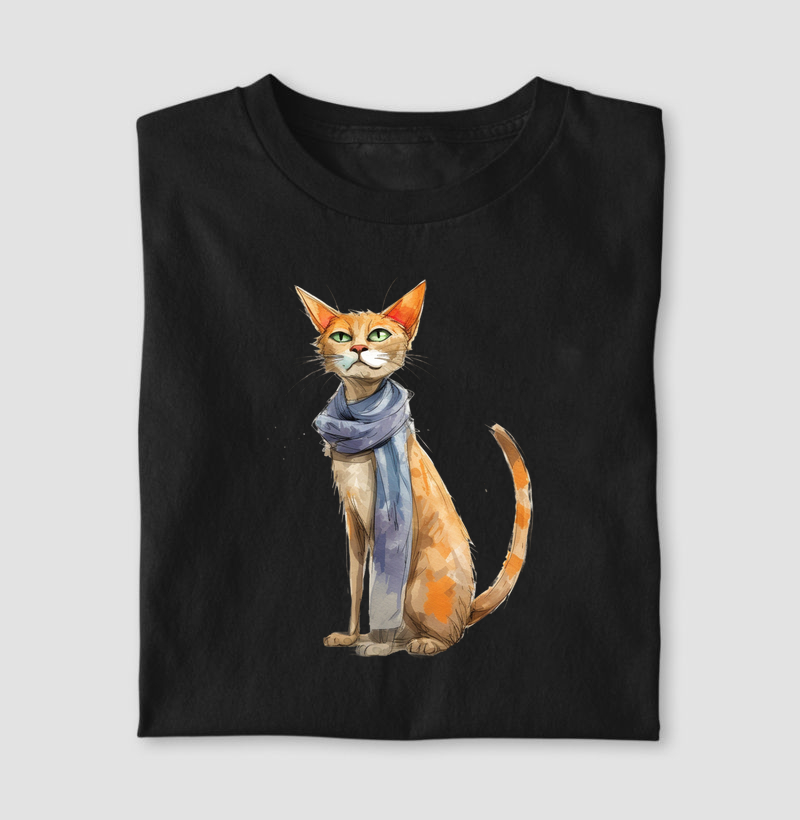 Gato Javanese aquarela