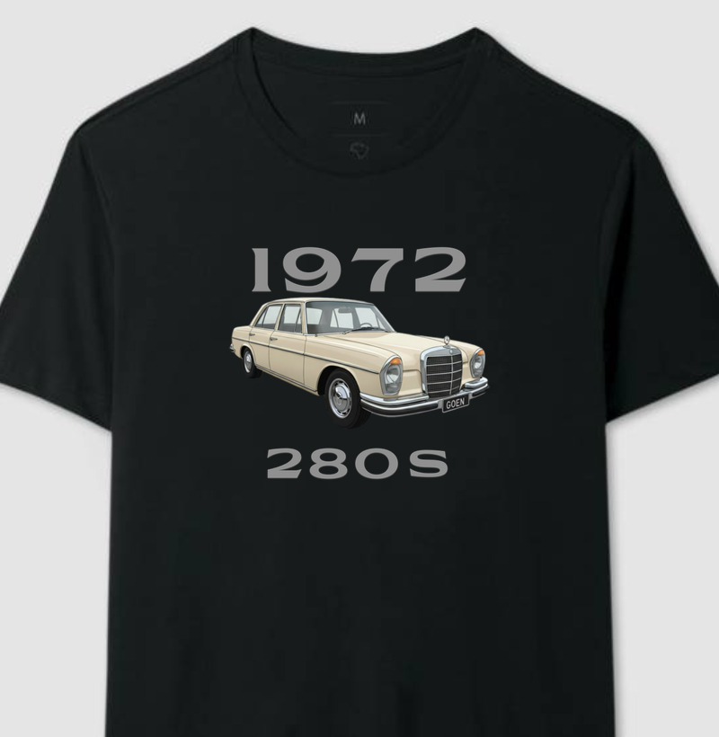 Camiseta 1972 280S Clássico Atemporal