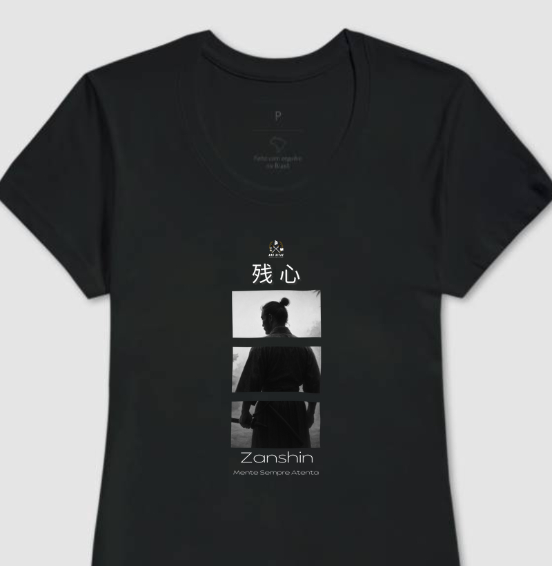 Camiseta “Zanshin — Mente Sempre Atenta”