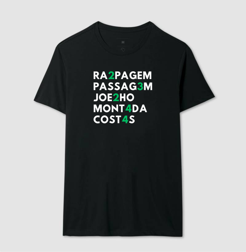 Camiseta Pontuação