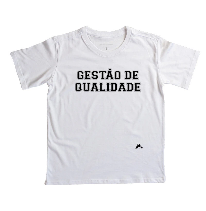Camiseta Infantil Gestão da Qualidade Classic