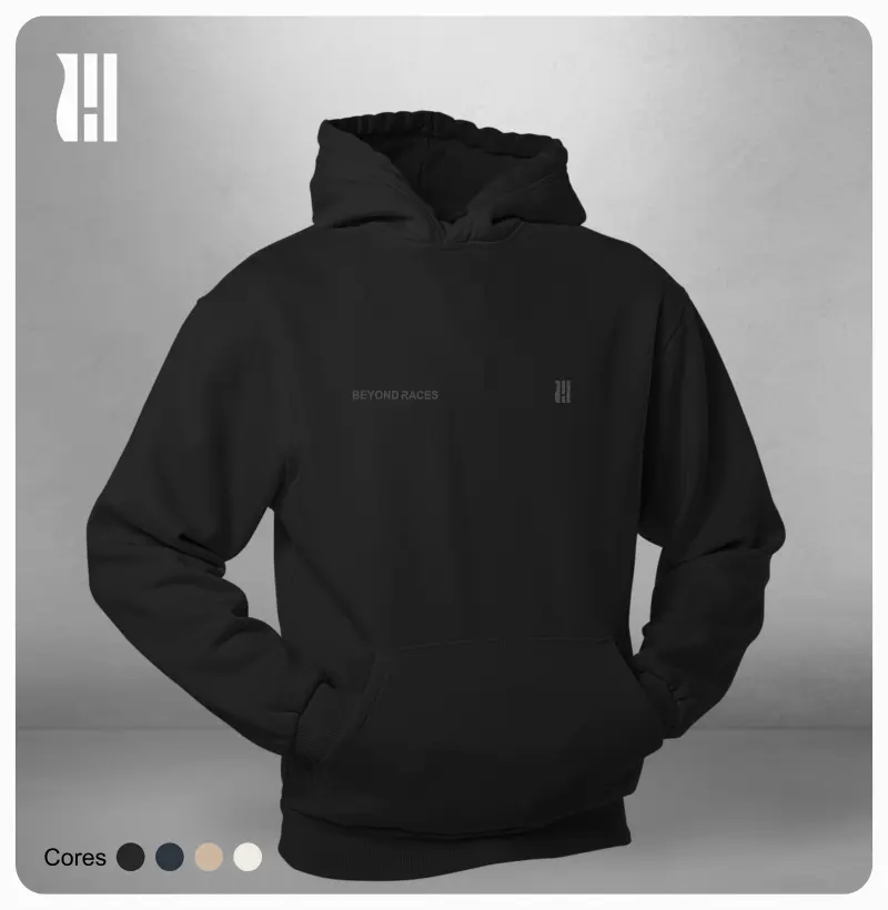 Moletom Hoodie Full Black