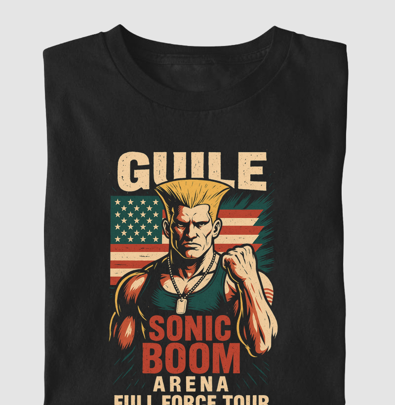 Guile Sonic Boom Street Fighter Rock Collection