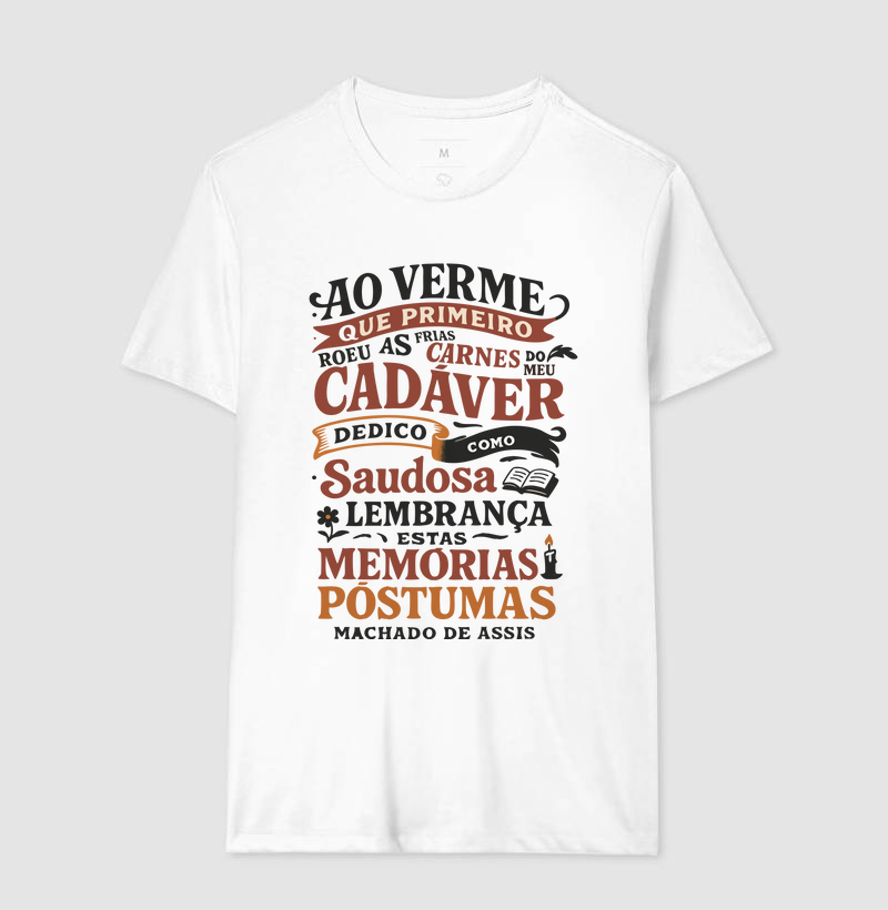 Camiseta Memórias Póstumas de Brás Cubas