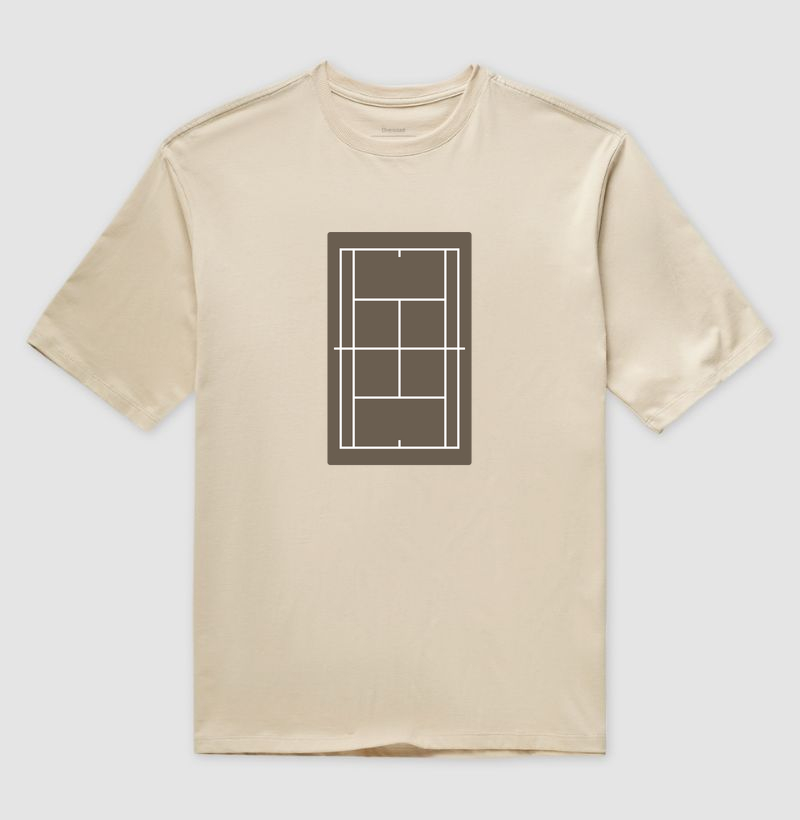 Quadra marrom - Oversized