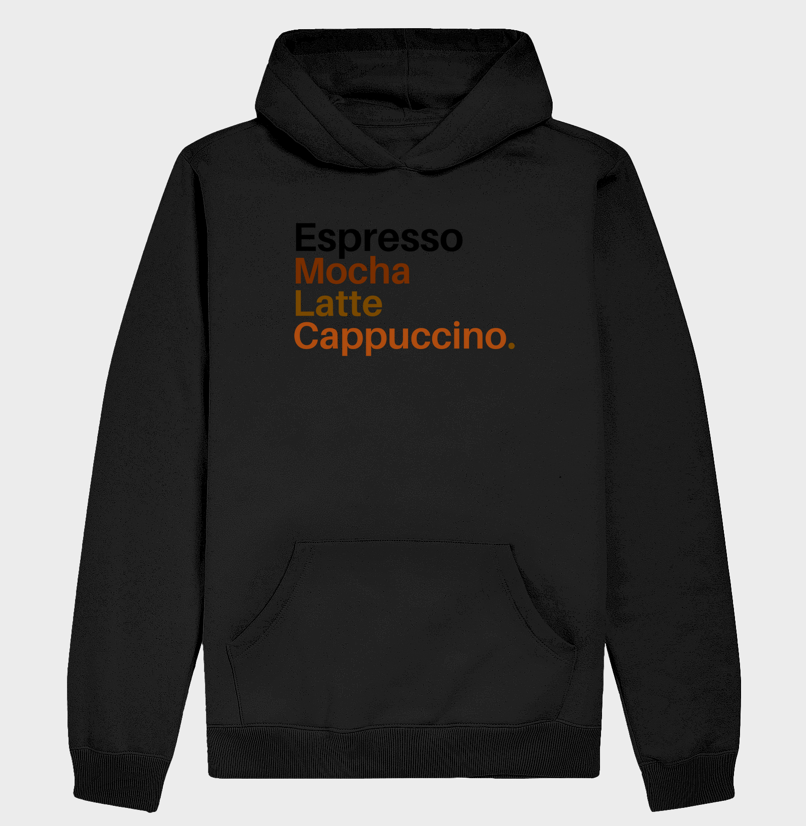 Espresso, Mocha, Latte e Cappuccino