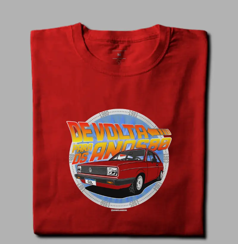 De volta para os anos 80 - Gol BX Vermelho