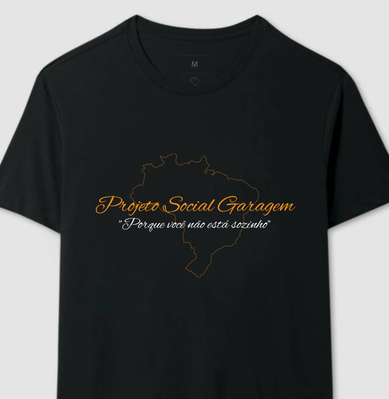 Camiseta Projeto Social Garagem Brasil