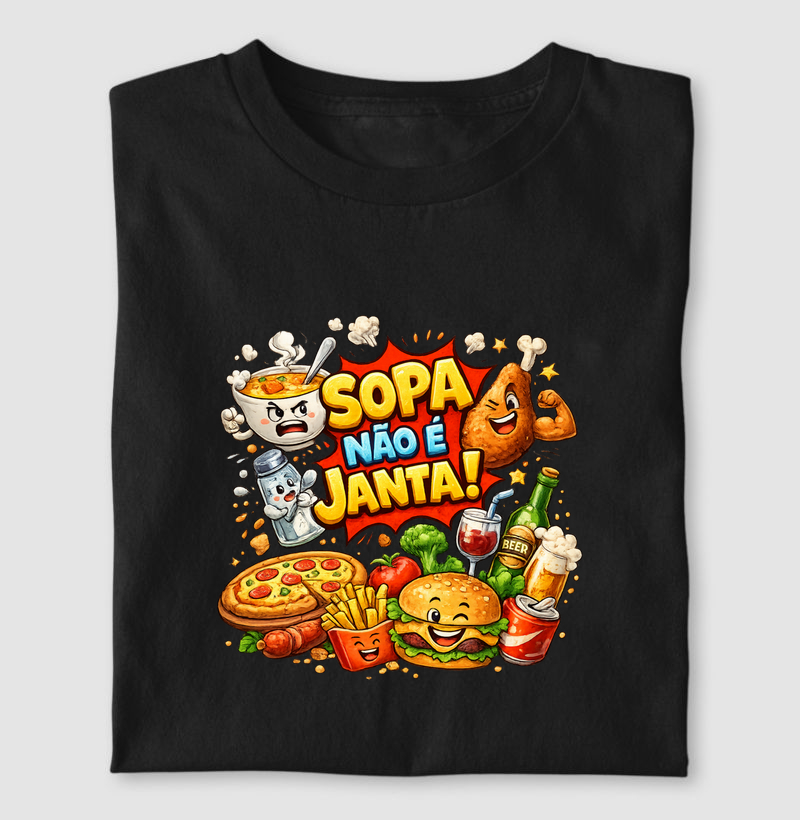 Sopa não é janta