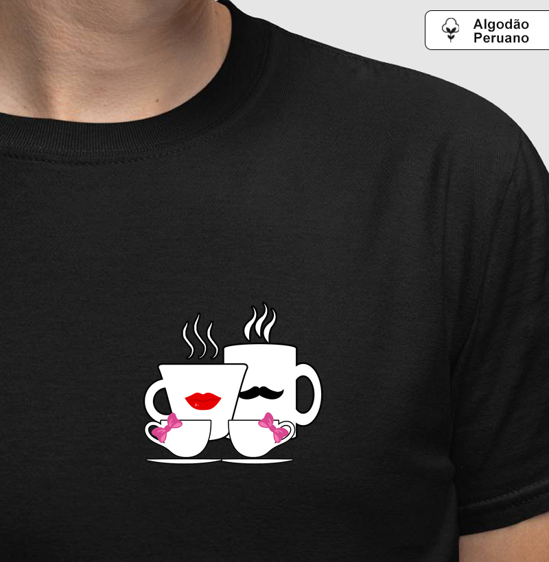 Pai, mãe e 2 filhas Cafeinados