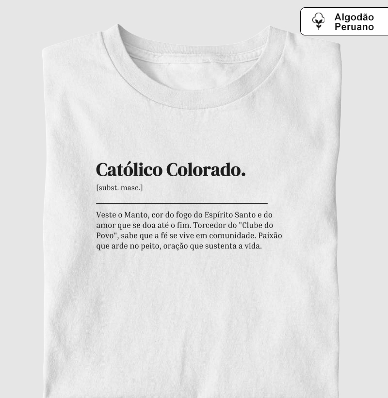 Católico Colorado - Dicionário - Algodão Peruano