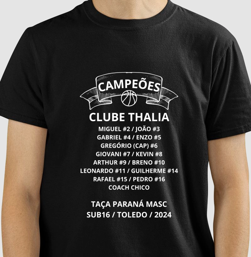 CLUBE THALIA CAMPEÃO SUB16 MASC
